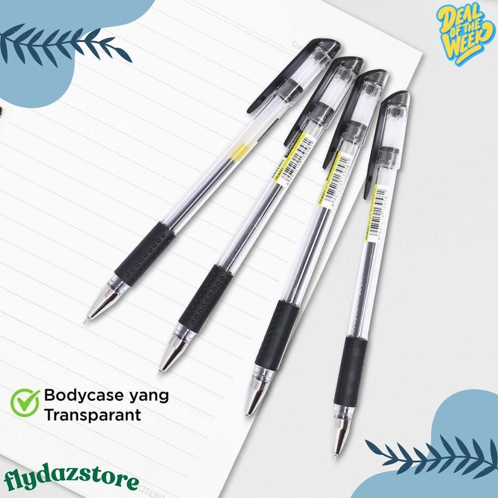 

Greebel Pulpen Gel / Gel Pen Gp- 510 Primary 0.5 Hitam (6Pcs/Set) Ballpen Gel Ballpoint Bolpen Bolpoin Pena Gel Terlengkap Dan Termurah