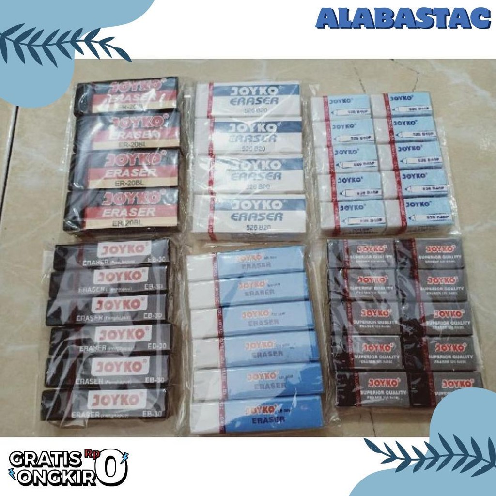 

(100Gr) 1 Set Penghapus Joyko Berkualitas Diskon Setengah Harga