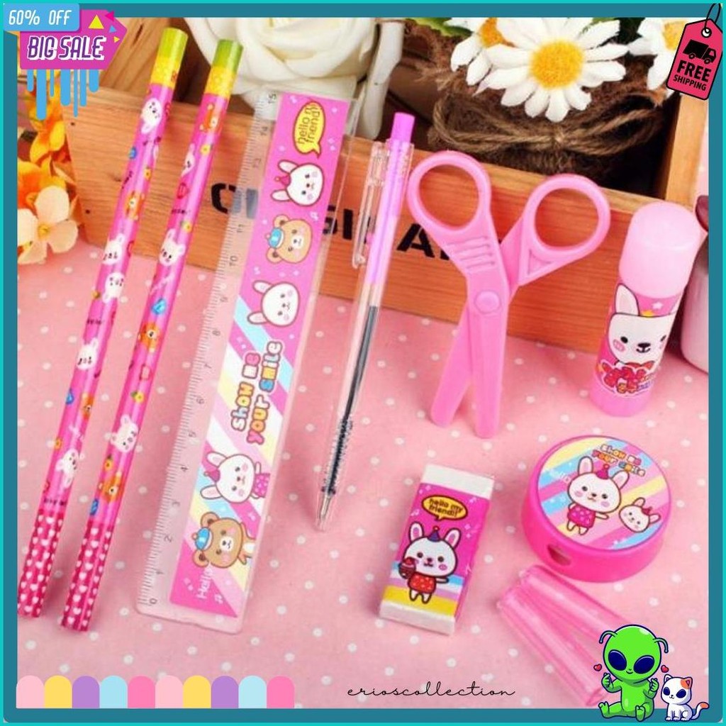

Ss Paket Alat Tulis Set 8In1 Stationery Set Study Set Anak Karakter Set Alat Tulis Anak Tk Terlaris! Produk Ini Banyak Dicari