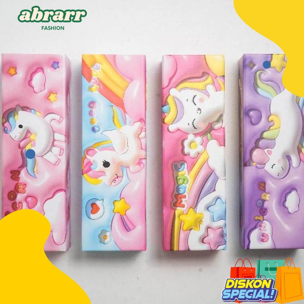 

(Mgnt Kecil) Kotak Pensil Pencil Case Magnet Karton Tebal Tanpa Sekat Muat Banyak Lucu Gambar Karakter Beruang Sanrio Kuromi Melody Diskon Setengah Harga