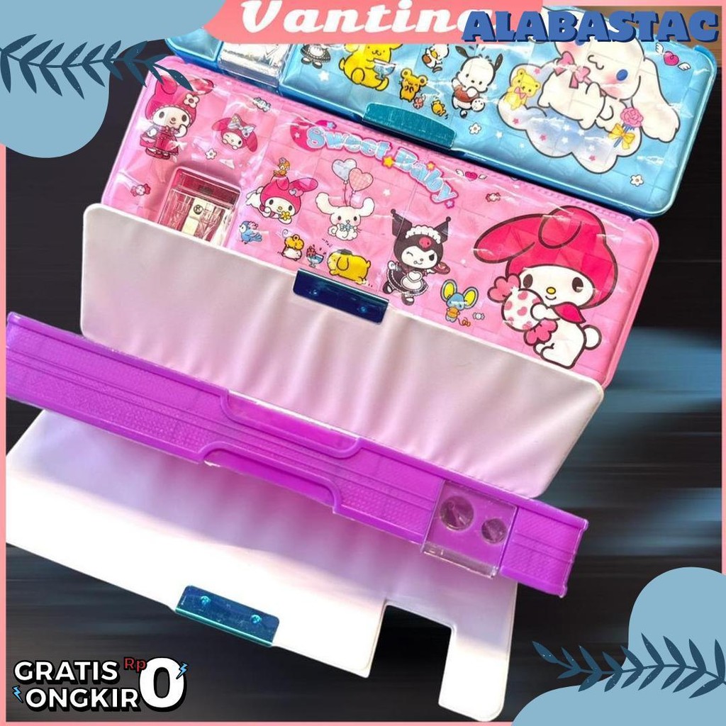 

Kotak Pensil Magnet Karakter 2 Sisi / Tempat Pensil Magnet Karakter Dengan Rautan Mini / Pensil Case Sanrio Kuromi Terlaris! Produk Ini Banyak Dicari