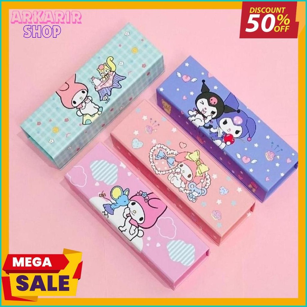 

(Mgnt Kecil) Kotak Pensil Pencil Case Magnet Karton Tebal Tanpa Sekat Muat Banyak Lucu Gambar Karakter Beruang Sanrio Kuromi Melody Flash Sale! Diskon Hingga 70%