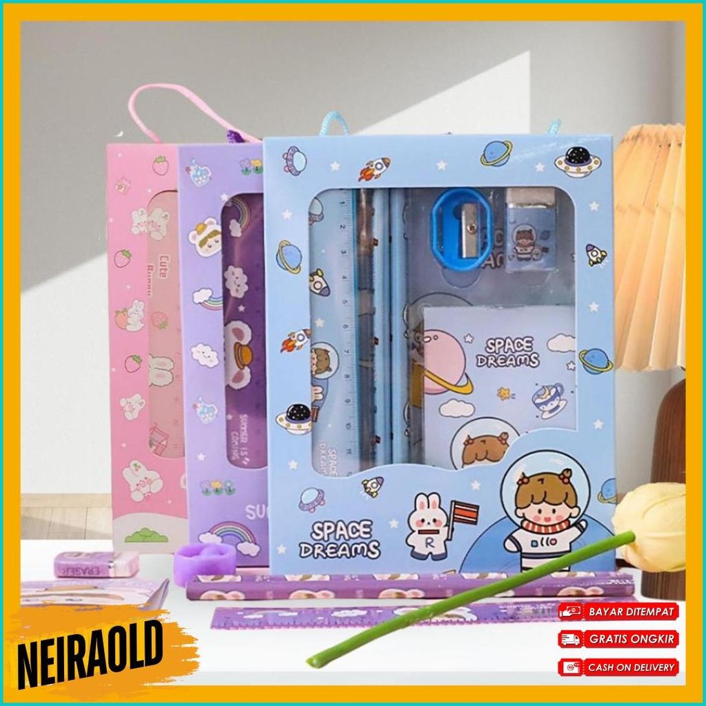 

Mk620 Satu Set Alat Tulis Sekolah Lengkap /Pensil Lucu /Perlengkapan Sd Terlaris! Produk Ini Banyak Dicari