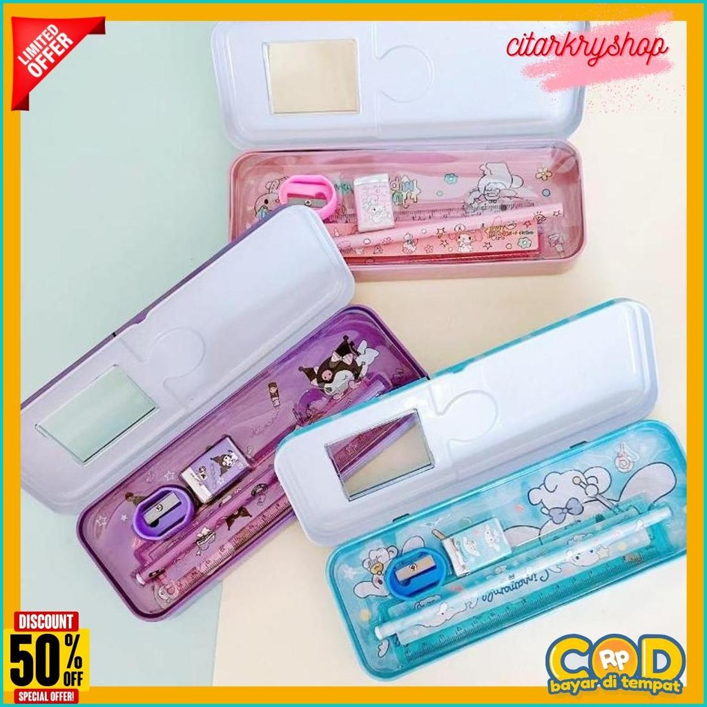 

Sao - S6003 Kotak Pensil Sanrio Bening 2 Tingkat / Kotak Pensil Sanrio / Kotak Pensil Magnet / Kotak Pensil Anak / Kotak Pensil Terlaris! Produk Ini Banyak Dicari