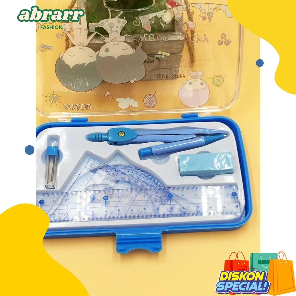 

Set Kompas/Set Matematika/Set Penggaris/Jangka Set/Compass Set/Jangka Sekolah Terlengkap Dan Termurah