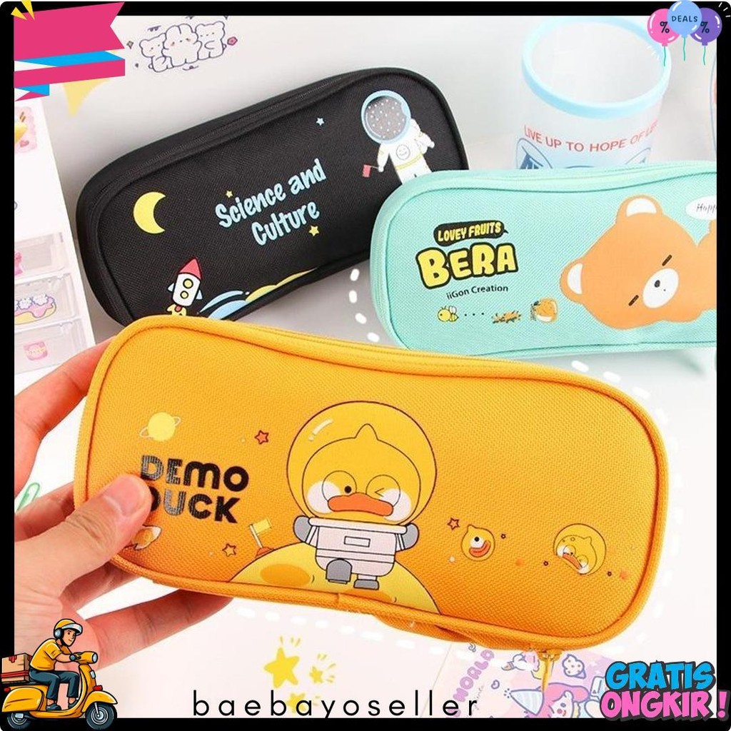 

Bores Tempat Pensil Karakter Kartun Kotak Pensil Serbaguna Motif Animal Kotak Pensil Sleting Lucu Tempat Alat Tulis Perlengkapan Sekolah Kantor Double Layer Kotak Pensil Anak Perempuan Kapasitas Besar Terlaris! Produk Ini Banyak Dicari