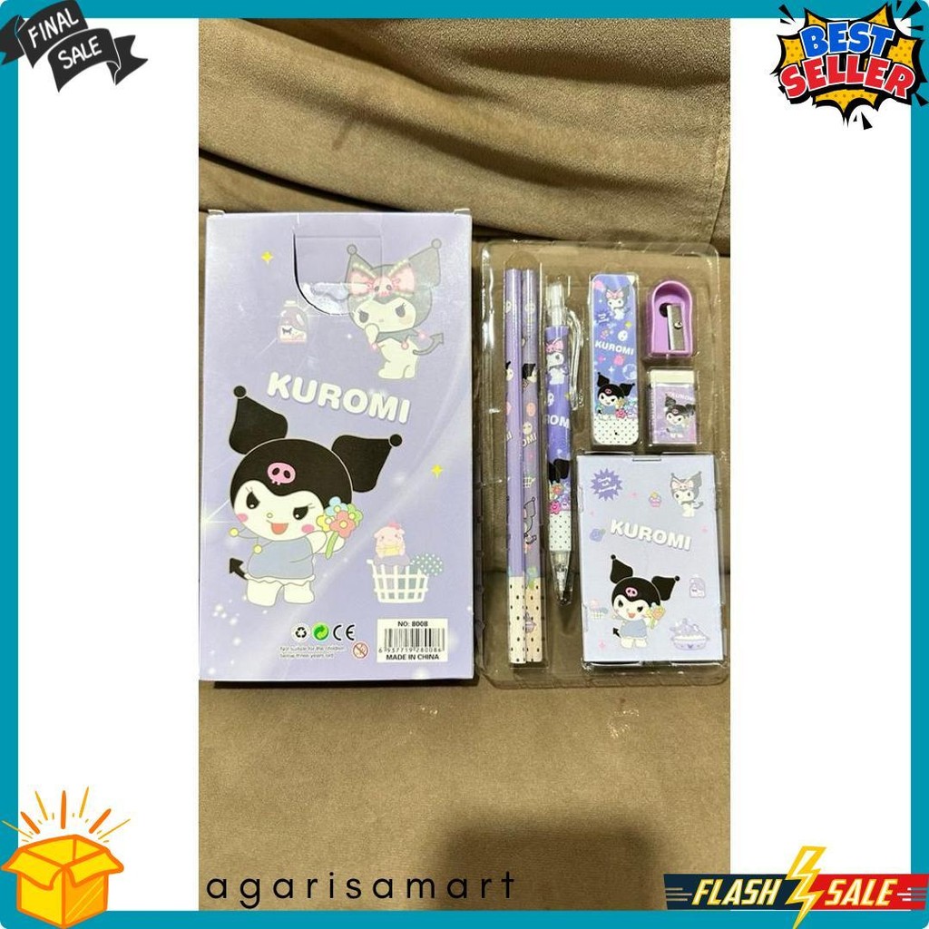 

Set Alat Tulis Cinnamoroll 7 In 1 Lucu Imut Pensil, Penghapus, Rautan, Penggaris 8008 Diskon