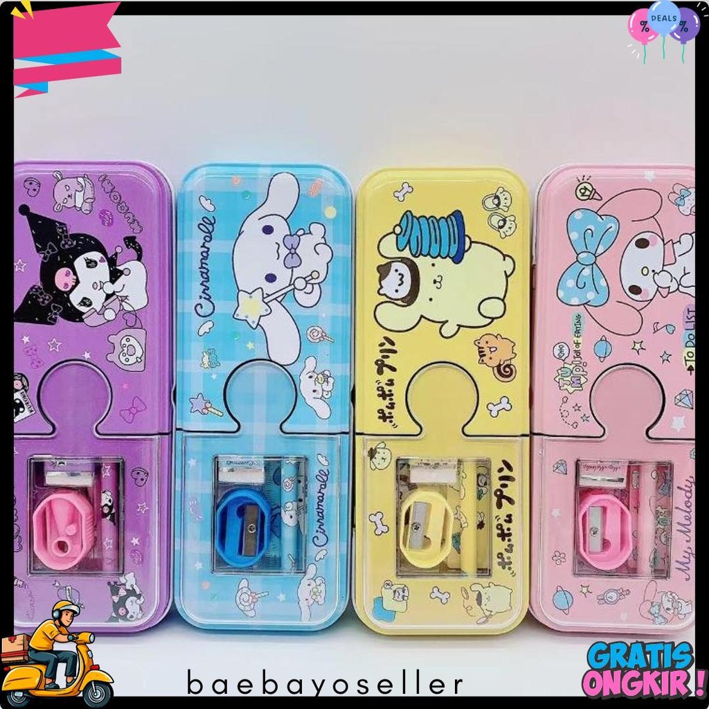 

Sao - S6003 Kotak Pensil Sanrio Bening 2 Tingkat / Kotak Pensil Sanrio / Kotak Pensil Magnet / Kotak Pensil Anak / Kotak Pensil Terlengkap Dan Termurah
