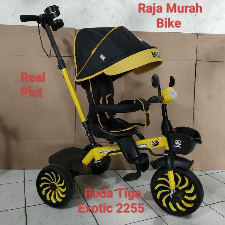 Terlaris Sepeda Anak Roda Tiga Exotic Et 2255 Sepeda Stroller Roda Tiga Exotic 2255