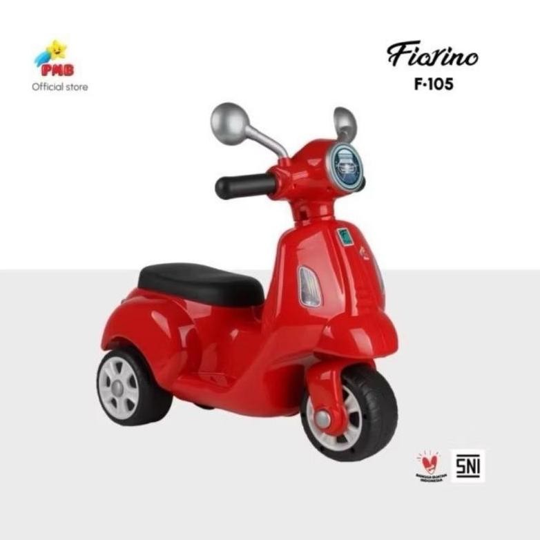 Terlaris Mainan Anak Motor Vespa Fiorino Plastik Aman