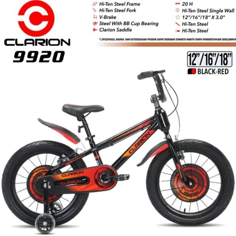 Terlaris Sepeda Bmx Clarion 9923/Clarion 8503 12 Inch/ 16 Inch / 18 Inch 9920