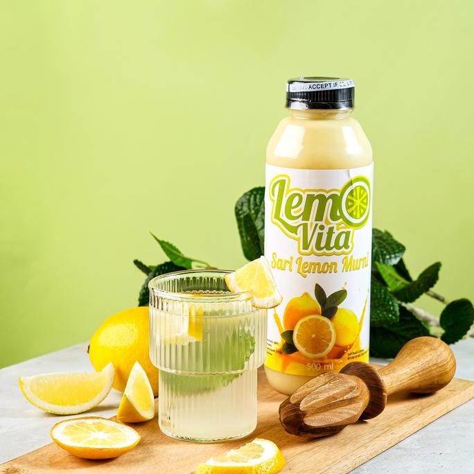 

[Promo Ramadan] BPOM Halal Lemovita 500ml Sari lemon jus lemon murni [FLASH SALE ONLY] Air Botol PA