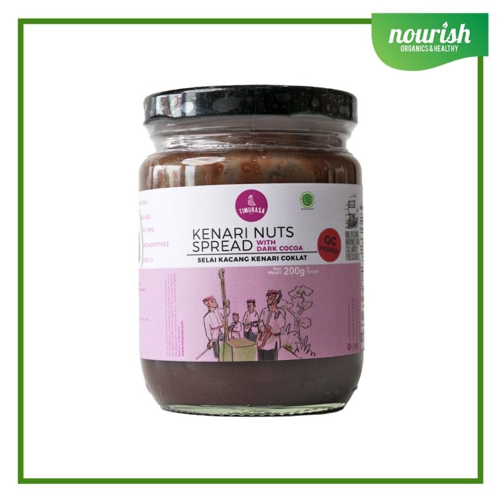 

Timurasa, Kenari Nut Butter Dark Cocoa 200gr Nugi