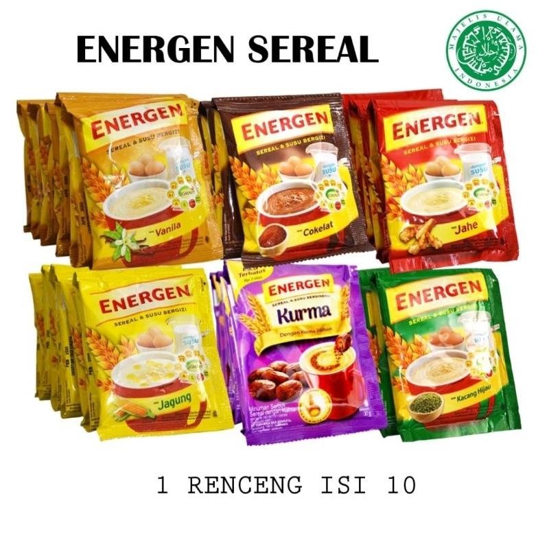 

ENERGEN SEREAL RENCENG ISI 10 SASET Nugi