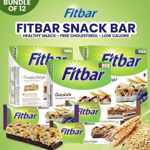 

FITBAR MULTIGRAIN KEMASAN BOX ISI 12 x 20gr CEMILAN SNACK SEHAT Nugi