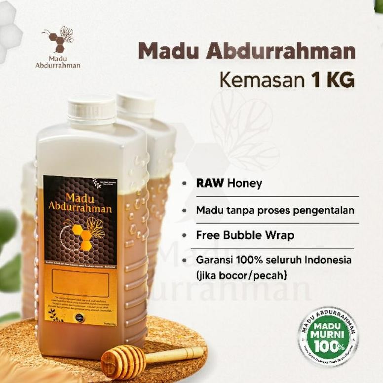 

Madu Abdurrahman (1Kg) 100% ASLI & MURNI Raw Honey Nugi
