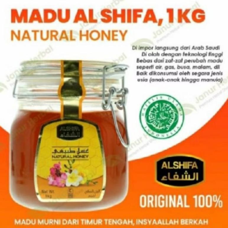 

Madu alshifa impor arab - 1kg kemasan pengunci kawat Nugi