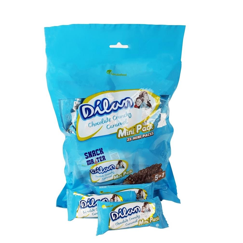 

Dilan BAG Mini Pack Wafer Chocolate Crunhy Caramel - Netto 25 pcs X 9.5 gr Nugi