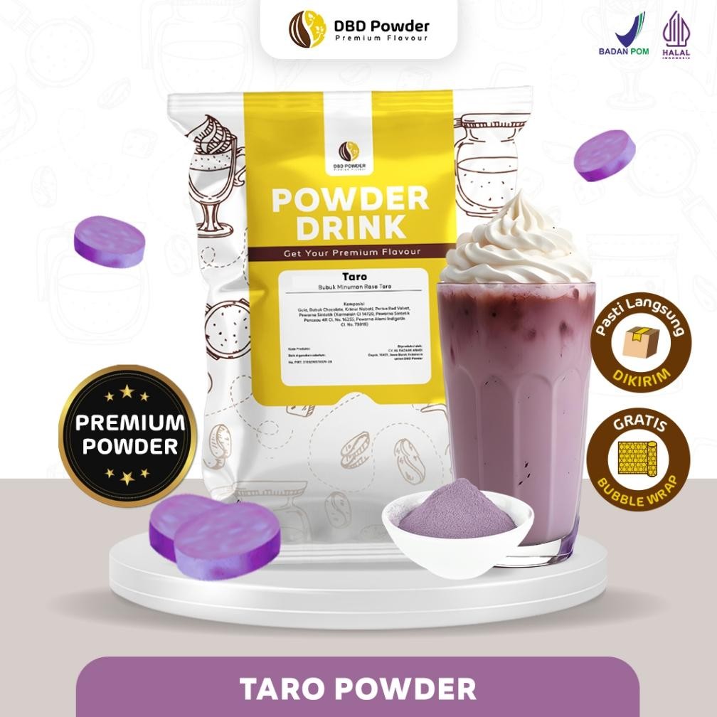 

[PREMIUM] Bubuk Minuman Taro - Powder Taro Milkshake Nugi