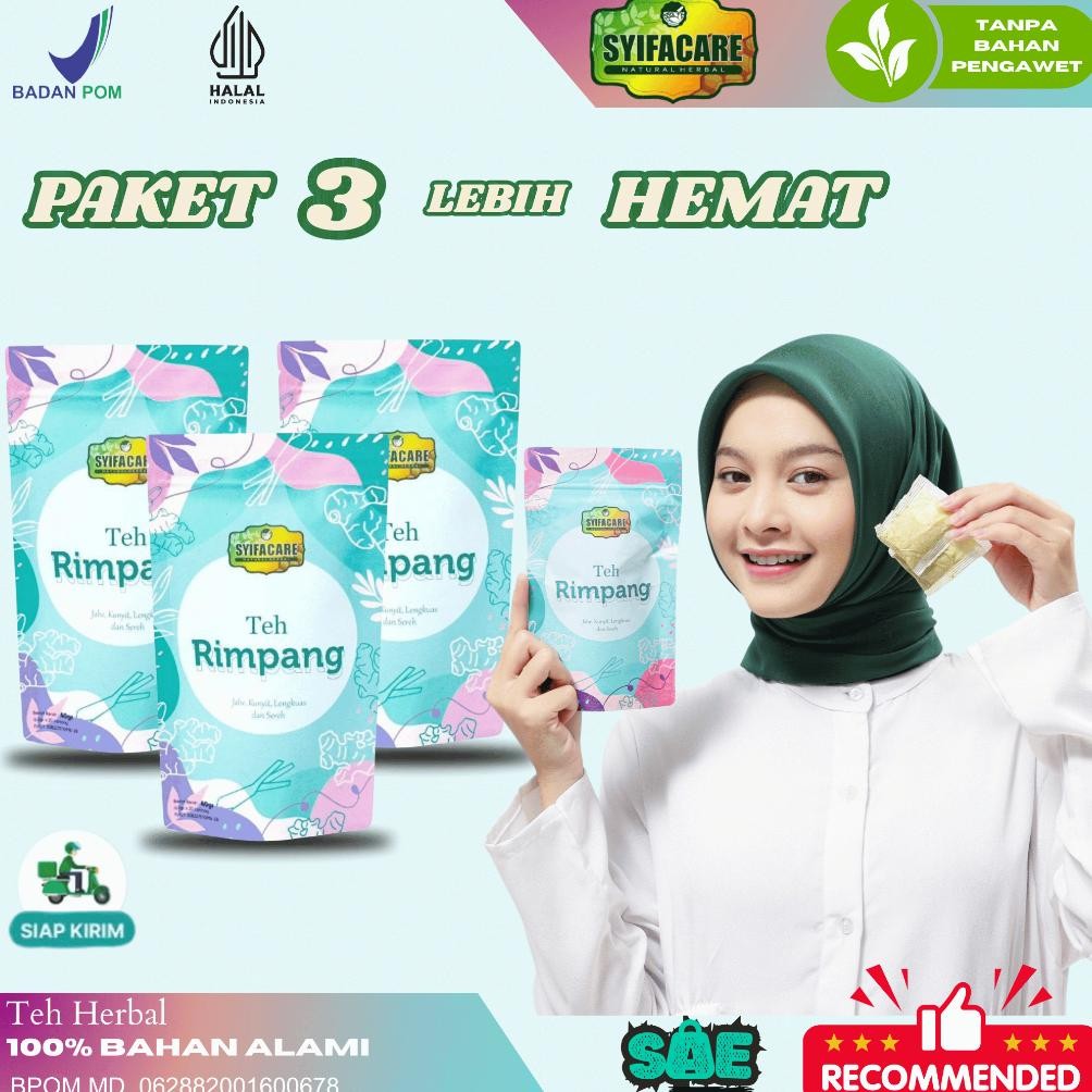 

Teh Rimpang Syifacare Teh Celup Herbal 100% Alami Tanpa Pengawet Nugi
