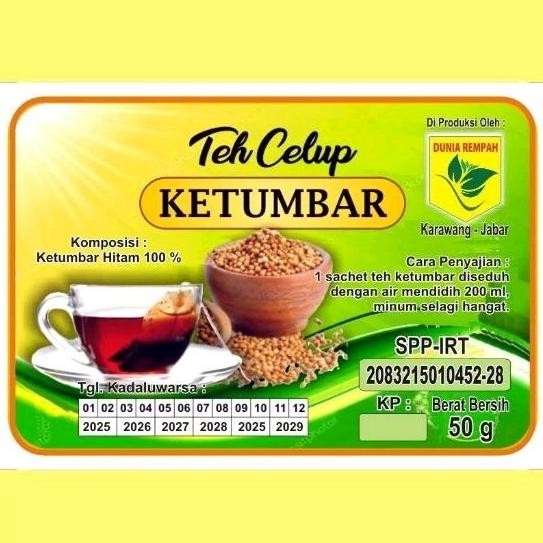 

Teh Celup Ketumbar Hitam Organik Harga grosir Nugi
