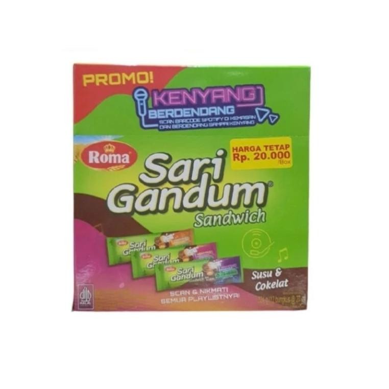 

ROMA SARI GANDUM BOX ISI 12 PCS Nugi