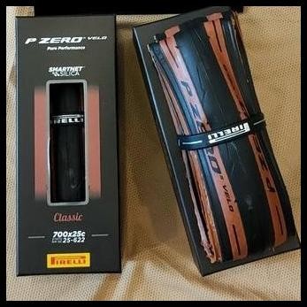 Ban Luar Pirelli Tire 700x25C Velo Classic Clincher For Roadbike