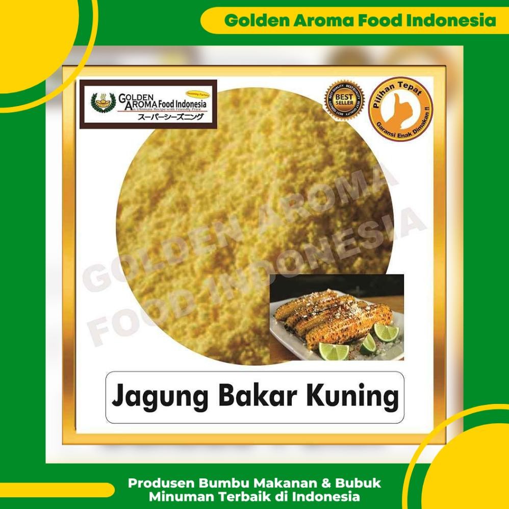

Bumbu Tabur Rasa Jagung Bakar Kuning, Jual Bubuk Tabur Jagung Bakar Kuning Murah Enak Aman Terbaik Nugi