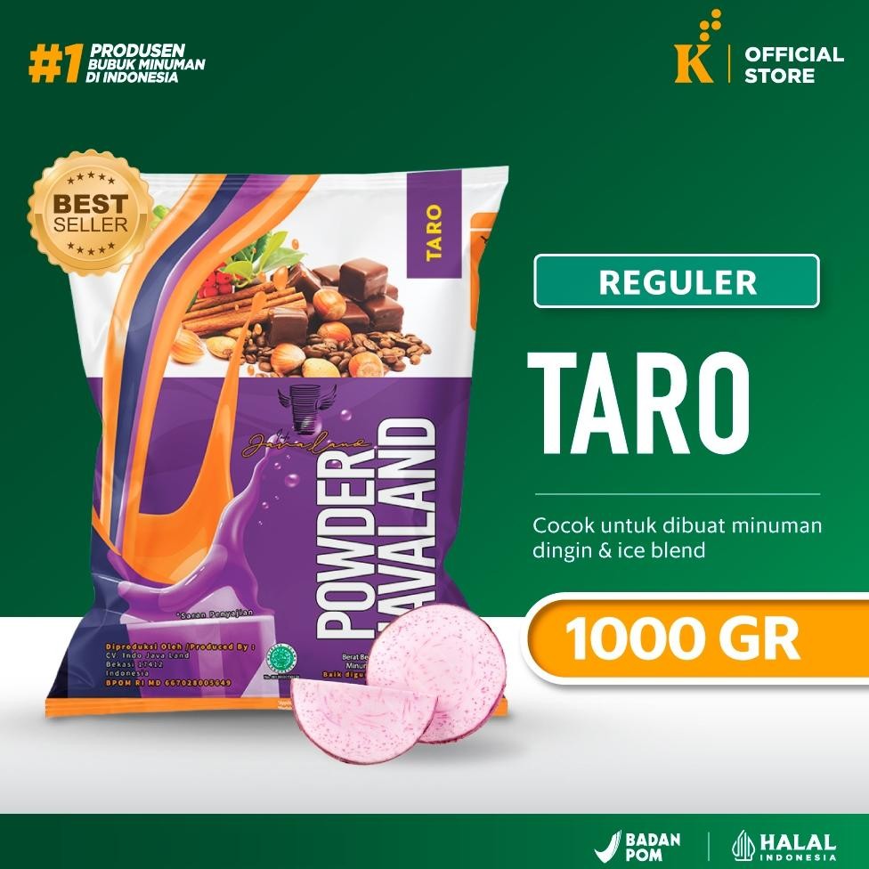 

Bubuk Minuman Bubble Drink Rasa Taro Javaland 1 kg Nugi