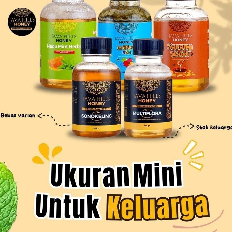 

Java Hills Honey Mumtaz Madu Mini Hampers 160 gram | Javahills Honey Nugi