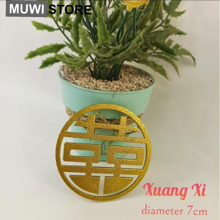 XUANG XI MDF/SHUANG XI/DIAMETER 10 CM - Gold