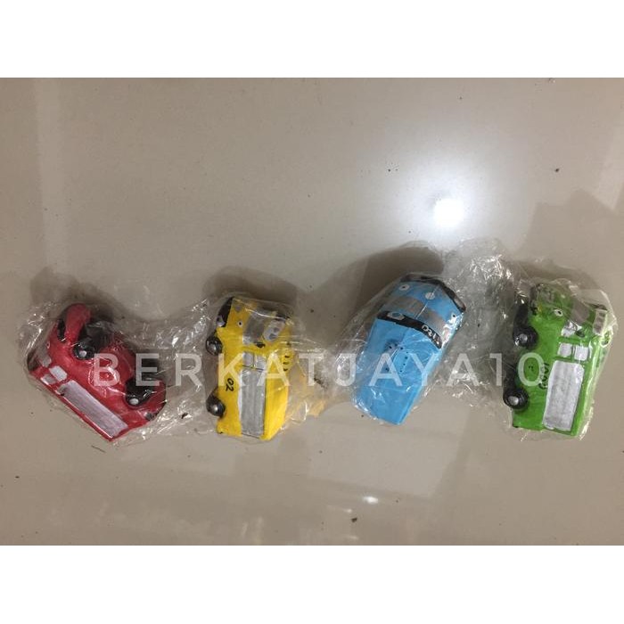 Topper Bis Bus Tayo Figure Set Figurine Hiasan Kue Tart Ulang Tahun