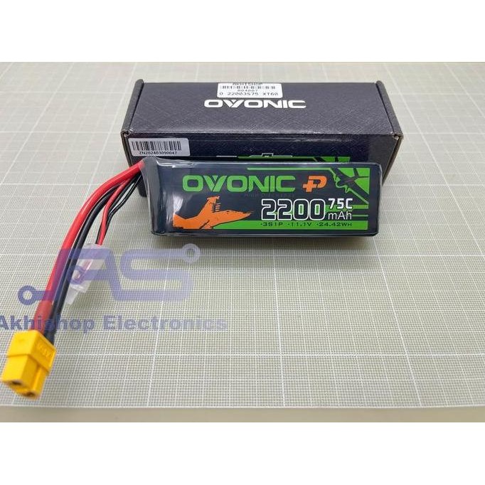 OVONIC HIGH DISCHARGE LIPO BATTREY 2200MAH 4S 75C XT60