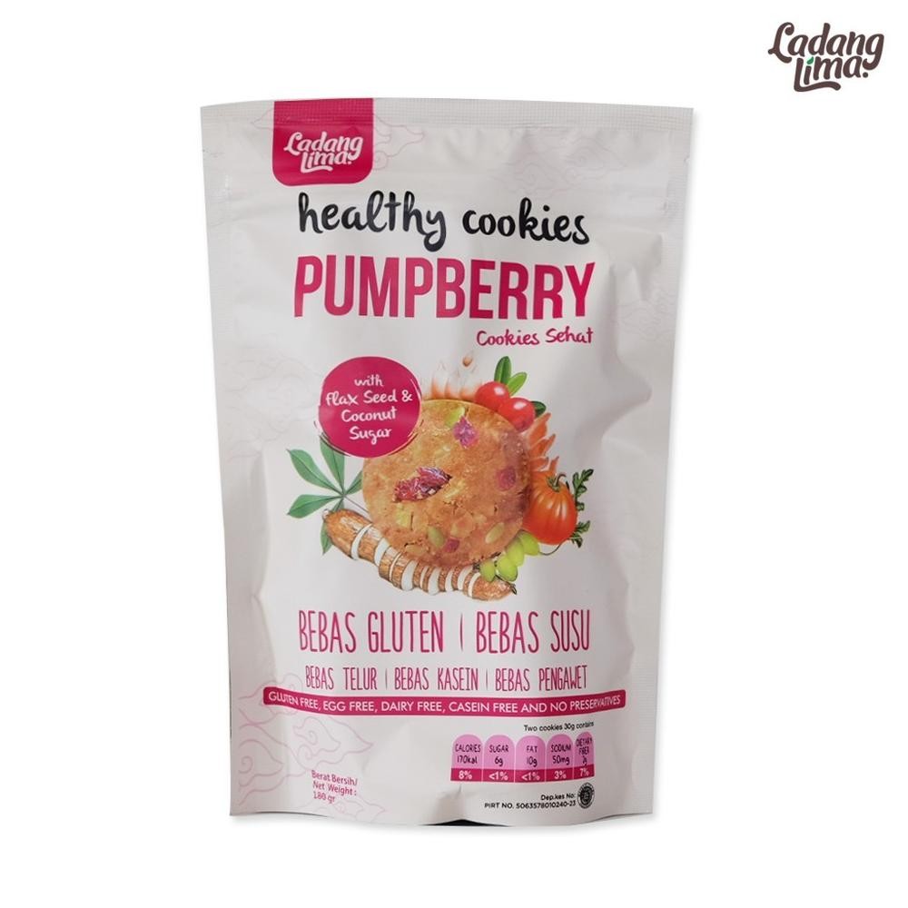 

Ladang Lima, Gluten Free Pumpberry Cookies (180 gr) Nugi