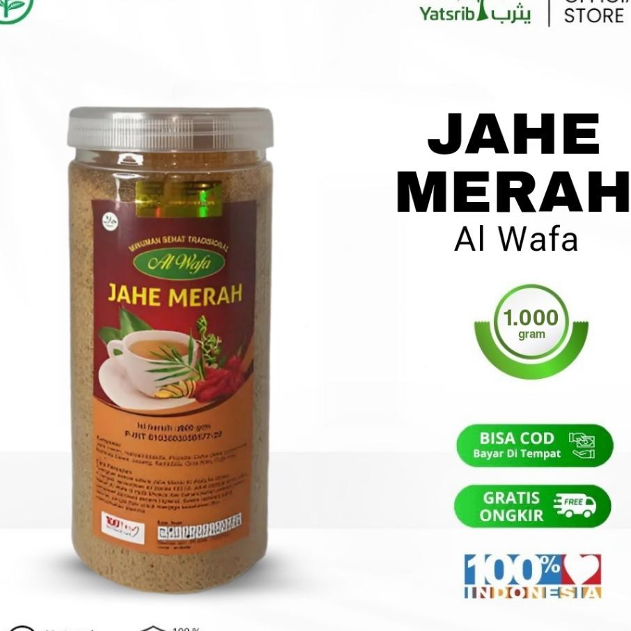 

Al Wafa Jahe Merah Bubuk N Meningkatkan Sistem Kekebalan Tubuh 1 Kg