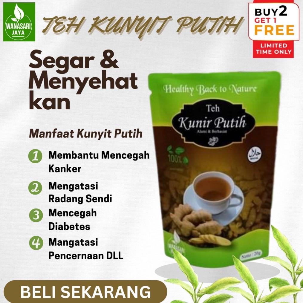 

TEH KEMASAN KUNYIT PUTIH ALAMI 100% ORIGINAL EKSTRAK KUNIR PUTIH TEH KUNIR PUTIH KUNYIT PUTIH BUBUK OBAT ASAM LAMBUNG, GERD, MAAG DLL Nugi