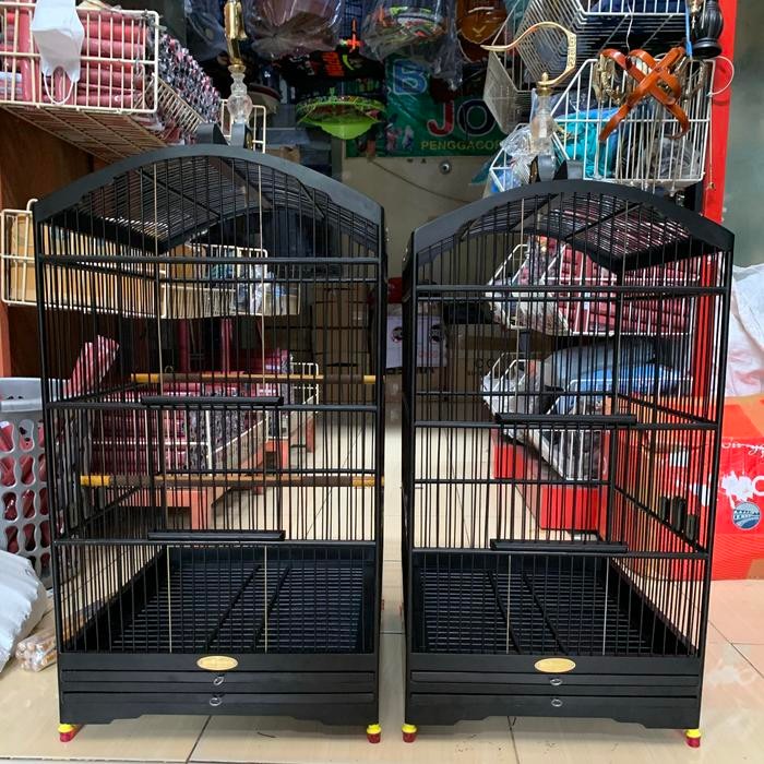 SANGKAR KANDANG KOTAK BNR BLACK DOFF no 2