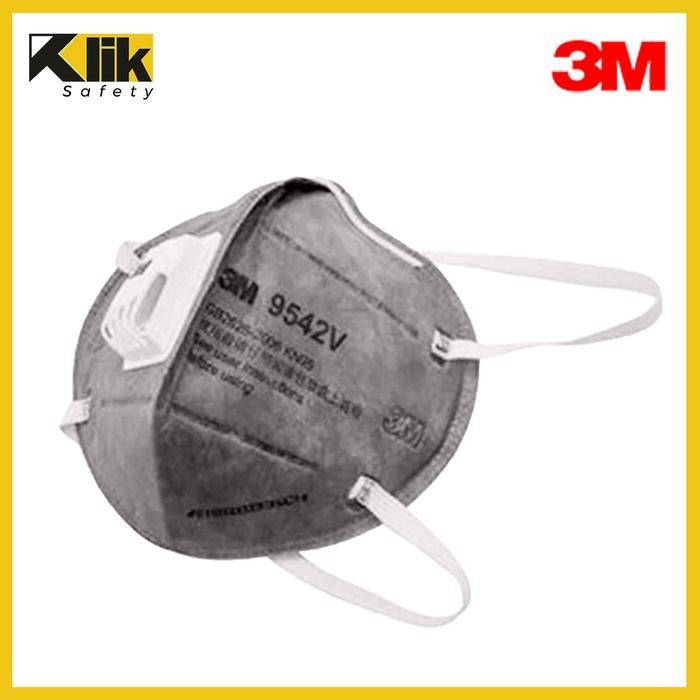 Masker 3M 9542V Karbon P2 Masker Kn95 Headloop Original Original Dan Terpercaya