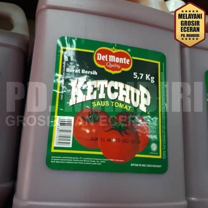 

Promo Delmonte Ketchup 5.7Kg | Saus Tomat Horeka Jumbo