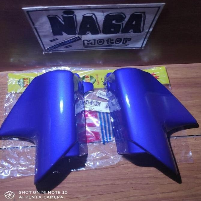 Cover Shock Tutup Spakbor Depan Set Kanan Kiri Fizr Vega R 2004 Biru Kualitas Original Murah