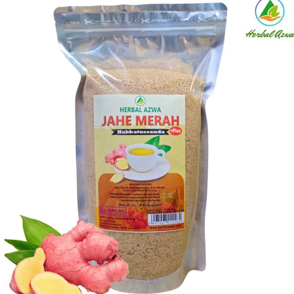 

Azwa Jahe Merah N Plus Habbatusauda Kemasan 1Kg