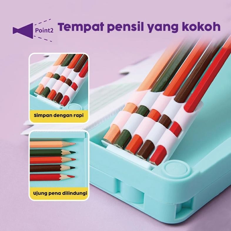 

Hemat Kotak Alat Tulis Anak Laki-Laki Multifungsi Astronot/Penghapus/Gunting/Penggaris/Kotak Pensil Anak Hemat