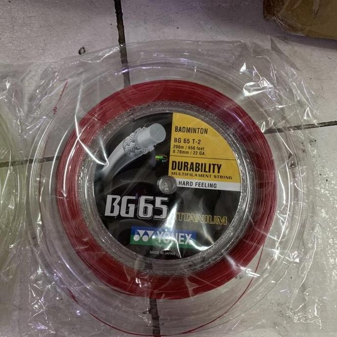 Senar Raket Badminton 65Ti 65 Titanium Roll