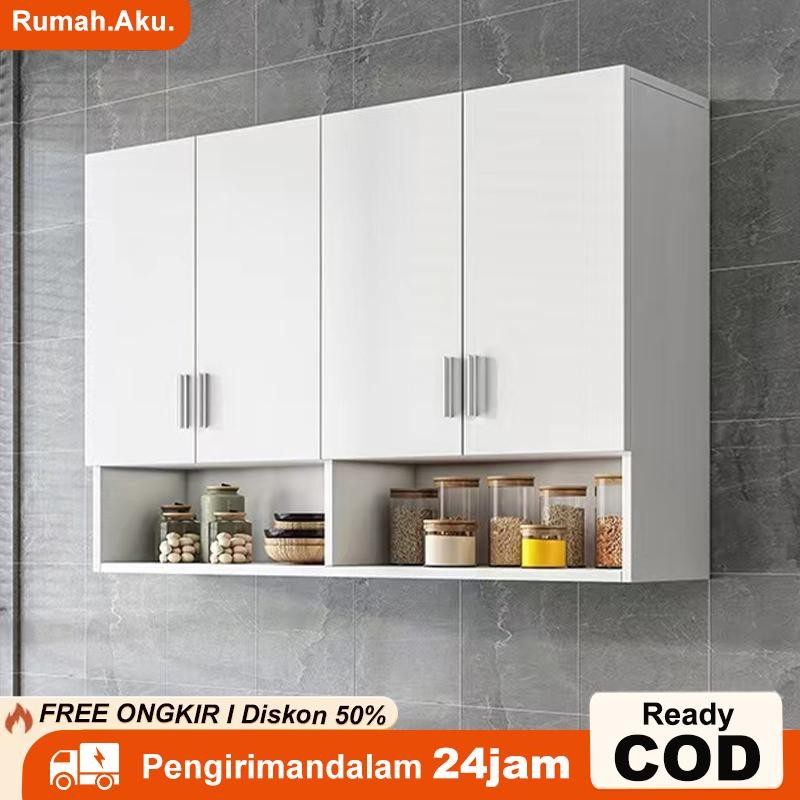 Ra Kitchen Set Rak Dinding 4 Pintu/Lemari Gantung/Lemari Dapur/Lemari Kabinet/Rak Dapur