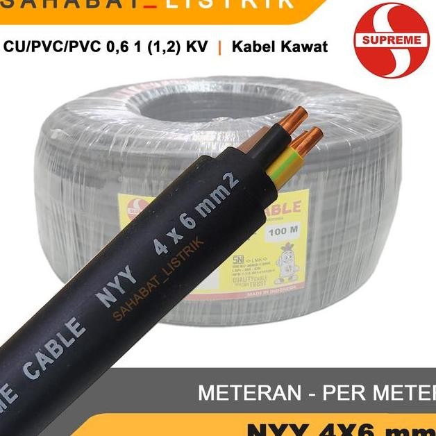 Kabel Supreme Nyy 4X6 Kabel Tufur Permeter