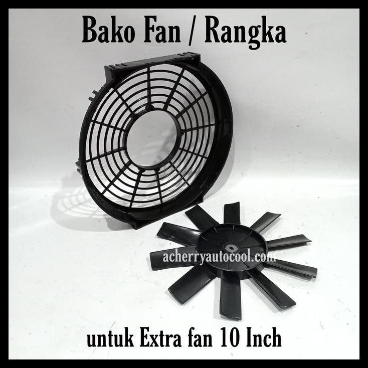 TERMURAH RANGKA BAKO - BAKO FAN 10 INCH RANGKA PLASTIK 10 DAUN 