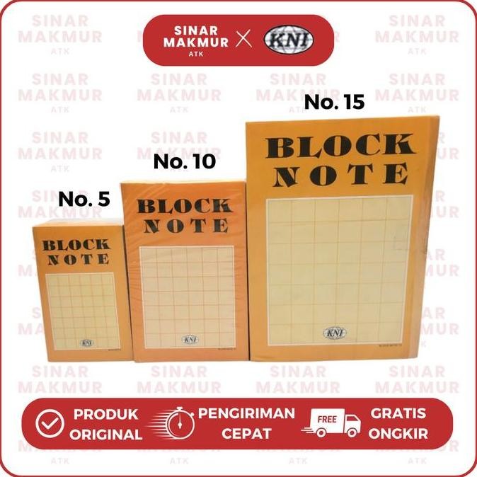 

Block Note / Buku Catatan Kni (Pak)