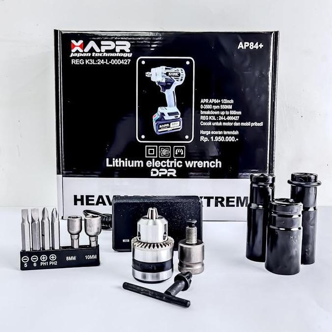 Impact Wrench GTOOLS Facelift GT05+ pembuka baut roda mobil cvt bor