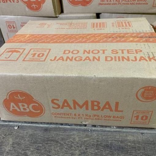 

Sambal ABC 1kg 1 Dus isi 6 packs