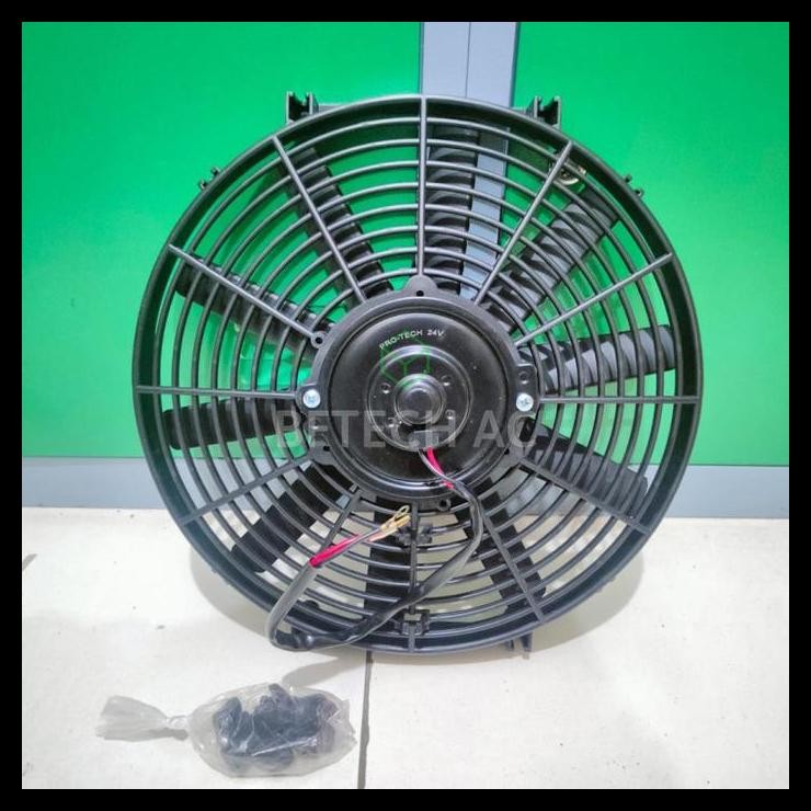 GRATIS ONGKIR EXTRAFAN 12 IN 24 VOLT RANGKA PLASTIK KOMPLIT KIPAS AC MOBIL 